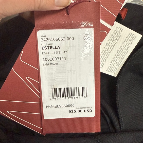 Max Mara Studio “Estella” Pleated Virgin Wool Midi Skirt - Picture 14 of 15